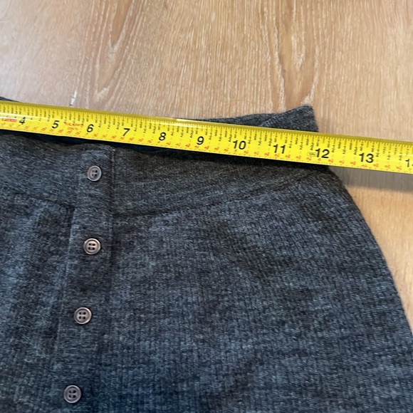 Zara Gray Button Comfy  Sleep Shorts Medium - Picture 2 of 6